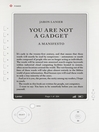 You Are Not A Gadget (eBook)